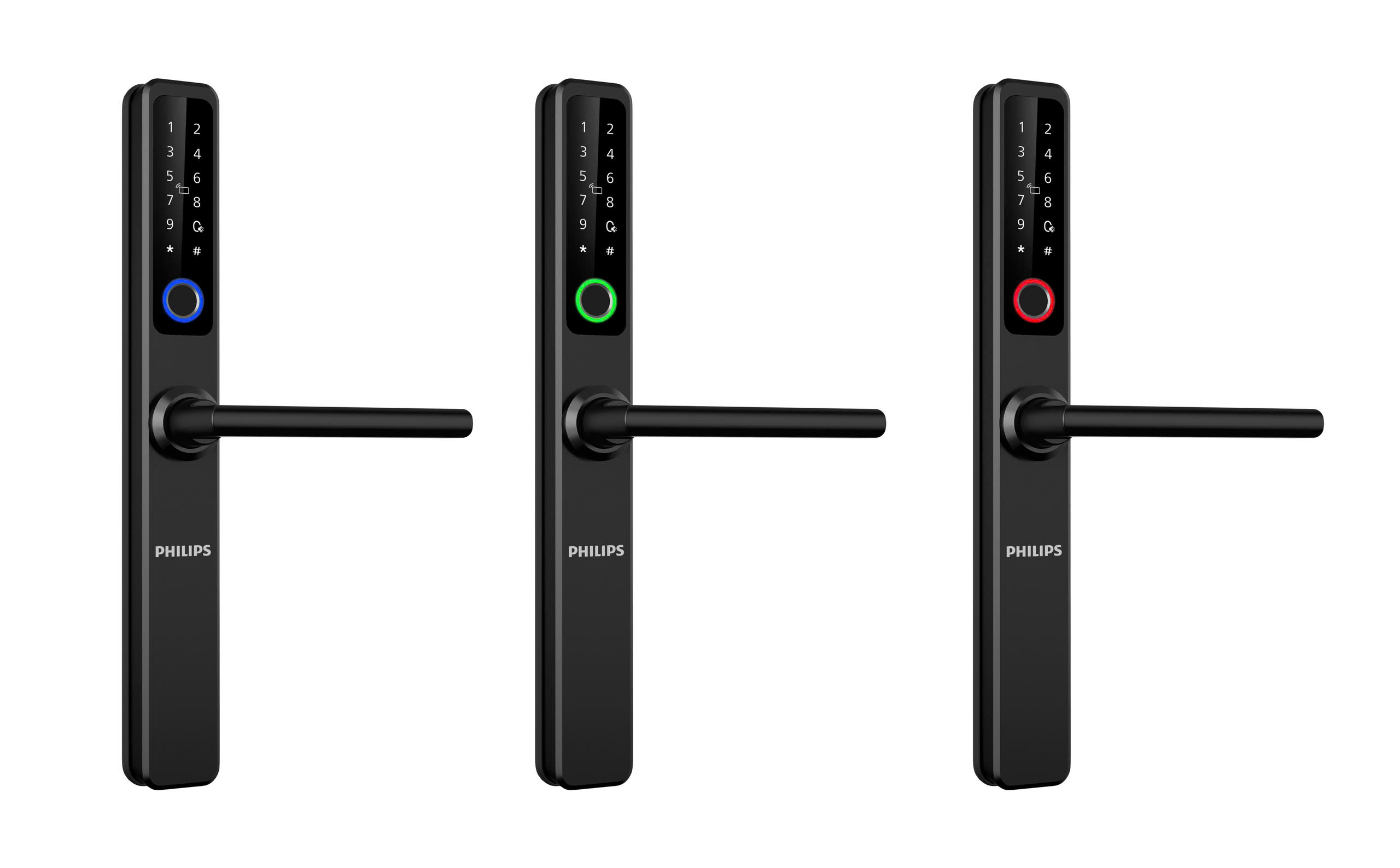 Khóa vân tay cửa nhôm Philips DDL608-5HWS