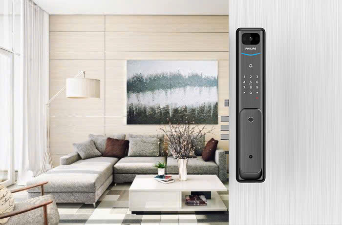 Khóa vân tay cửa gỗ Philips Alpha-V-5HWS