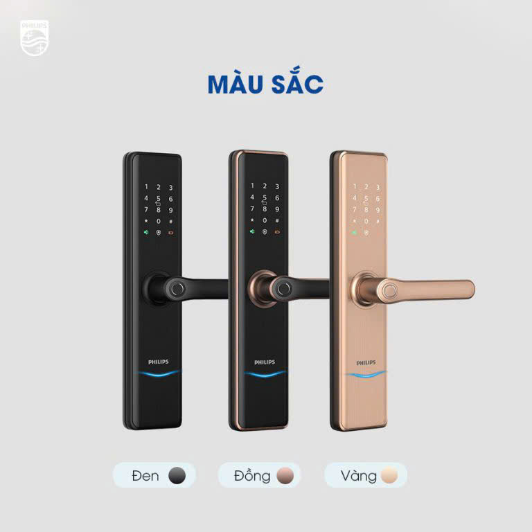 Khóa vân tay cửa gỗ cao cấp Philips 7300