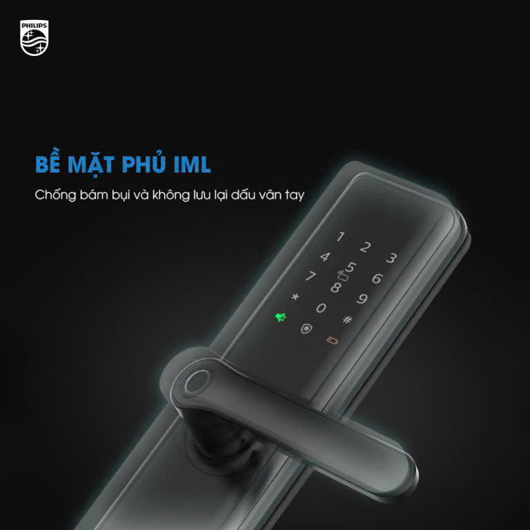 Khóa vân tay cửa gỗ cao cấp Philips 7300