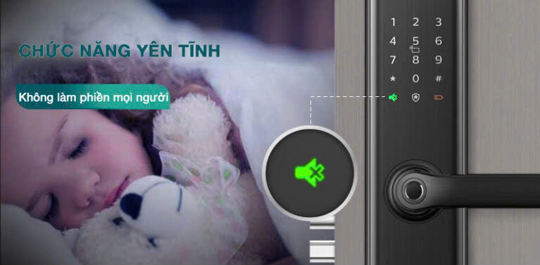 Khóa vân tay cửa gỗ cao cấp Philips 7300