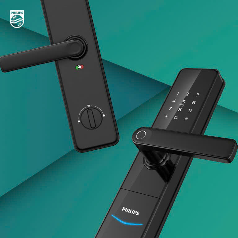 Khóa vân tay cửa gỗ Philips DDL603E