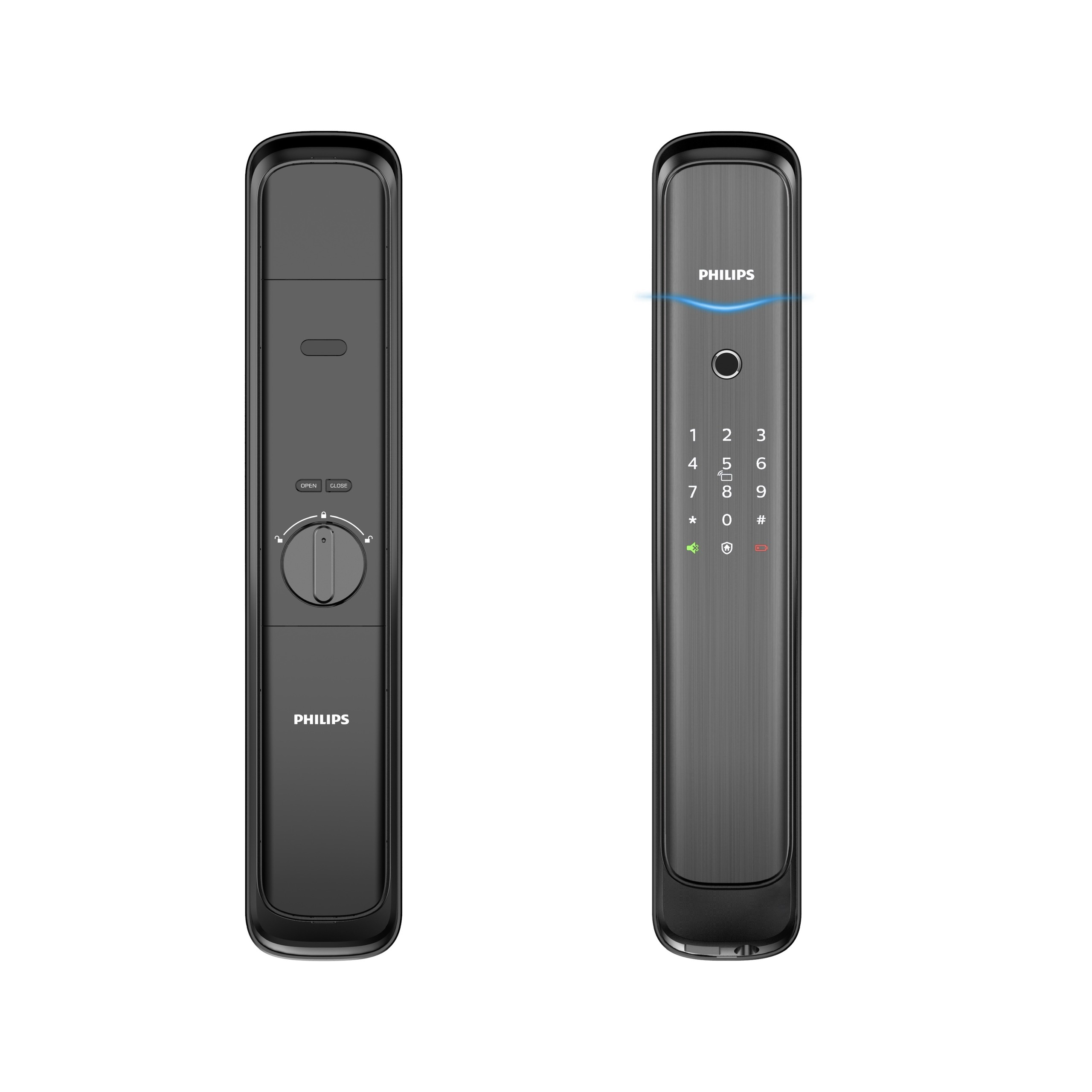 Khóa vân tay cửa gỗ Philips DDL702-5HWS