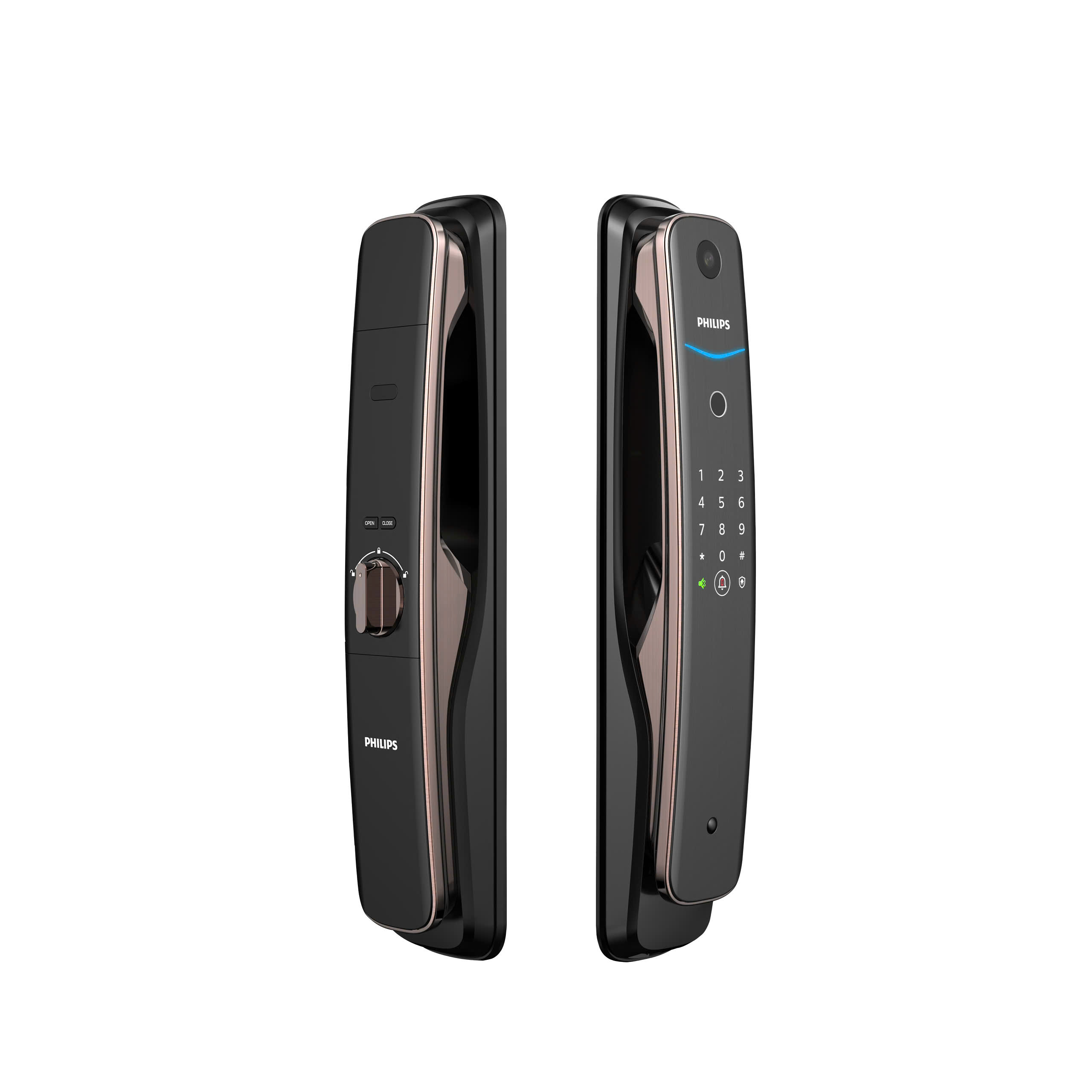 Khóa vân tay cửa gỗ Philips DDL702-1HWS