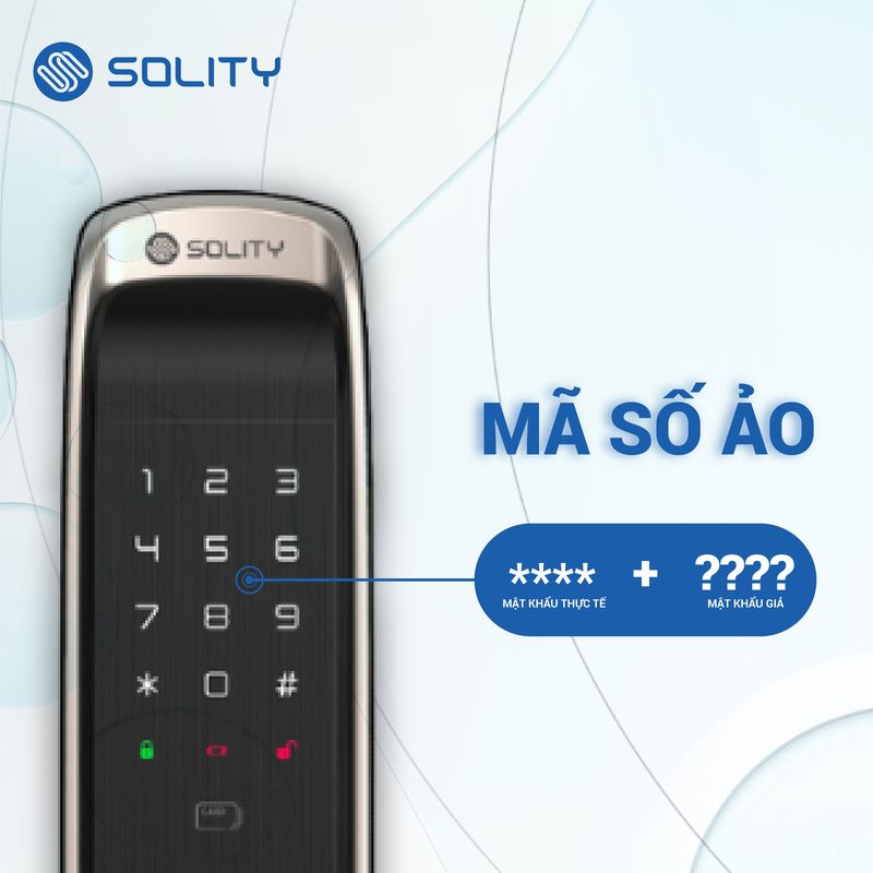 Khóa cửa điện tử thẻ từ Solity GM-6000K