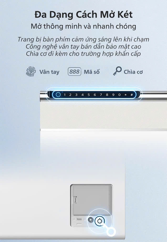 Két sắt thông minh mini Philips SBX102